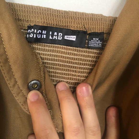 Designer Lab Brown Button Up Dress - Picture 4 of 6